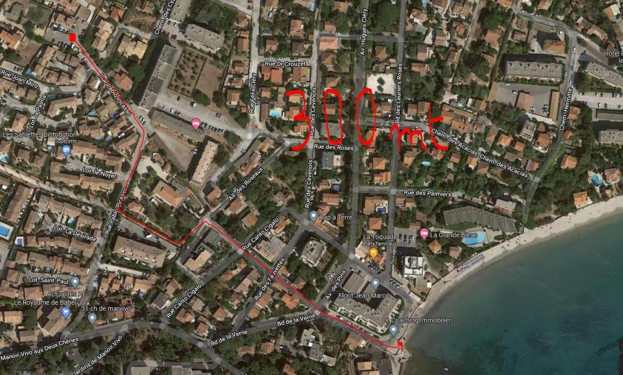 Superbe Appartement 3 Min A Pied De La Mer 滨海拉塞讷 外观 照片